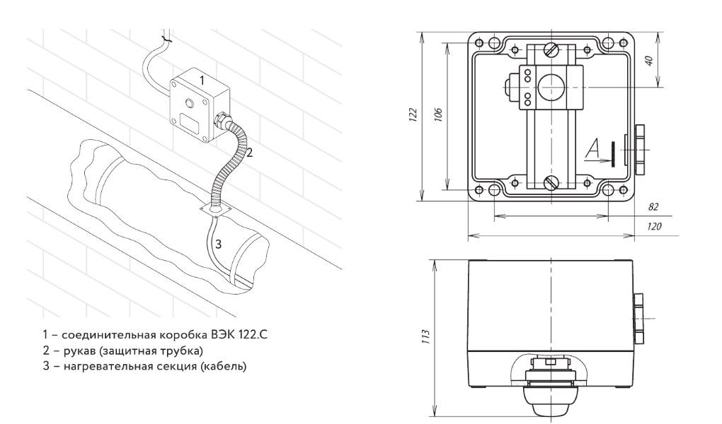 Коробка соединительная ВЭ 122 C