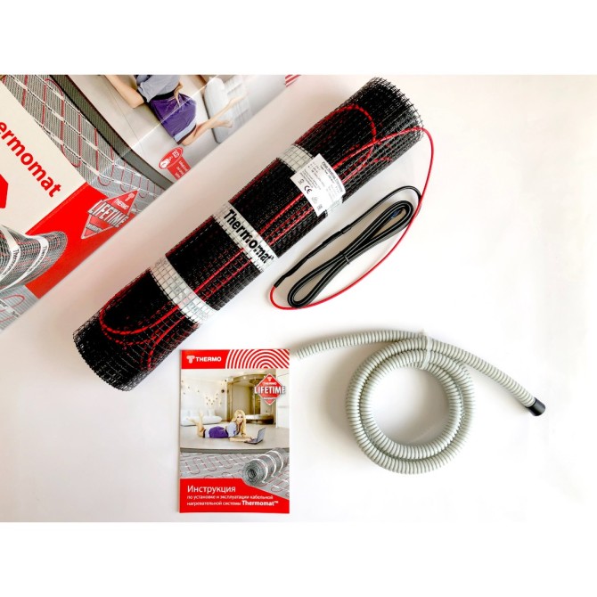 Теплый пол Thermo Thermomat TVK-180 1,5м² в плиточный клей
