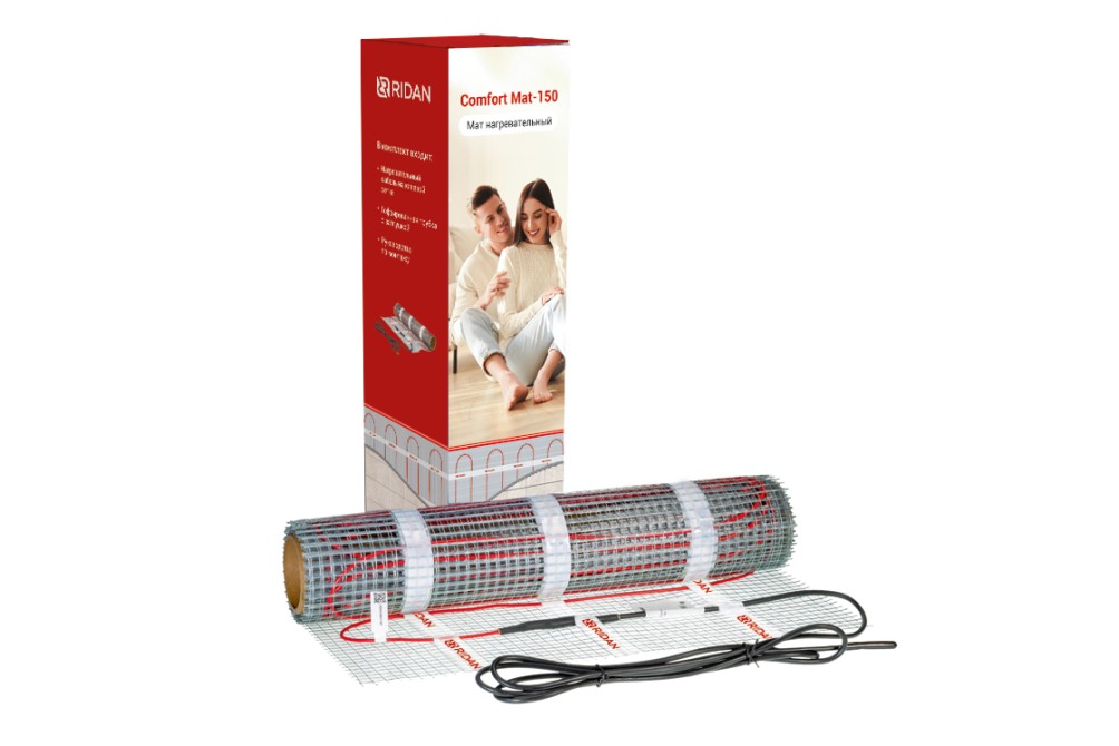 Ridan Comfort Mat-150 нагревательный мат 900 Вт 230В 6 м²
