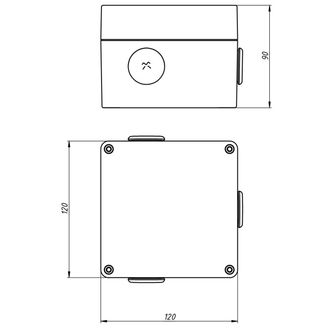 Электротехнический корпус (оболочка) из поликарбоната торговой марки «Box» BOX 120