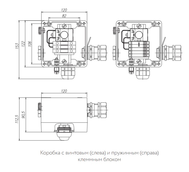 Коробка соединительная РТО 402-ИС