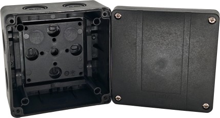 Коробка распределительная M Box 060 черная без клеммы